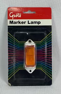 Grote 46883-5 Amber Side Marker Light – 2-Hole Mount – OEM Sealed - Foto 1 di 2