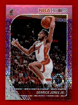 2019-20 Hoops Premium Stock Prizms Purple Disco #101 Derrick Jones Jr.. - Image 1 of 2