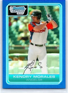 KENDRY MORALES 2006 Bowman Chrome Blue 009/150 1st Prospects LA Angels #BC110 - Picture 1 of 2