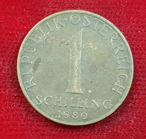 1 shilling 1980 coin coin Austria Austria - Picture 1 of 2