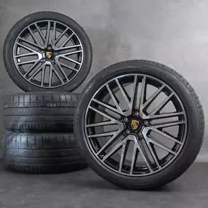 Original Porsche Cayenne 9YA Felgen 22 Zoll Coupe Sommerräder Sommerreifen - Bild 1 von 3