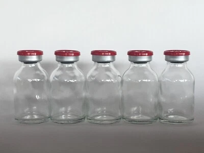 (50) 20mL Clear Glass Vial - Image 1 of 4
