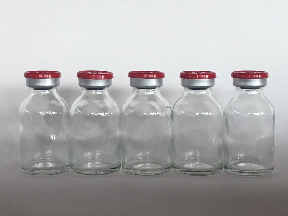 (50) 20mL Clear Glass Vial - Image 1 of 4