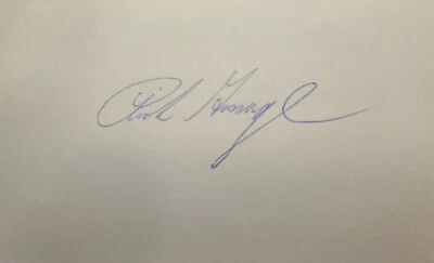 Goose Gossage HOF San Diego Padres signed index card Full Name PSA COA J63496 - Image 1 of 3