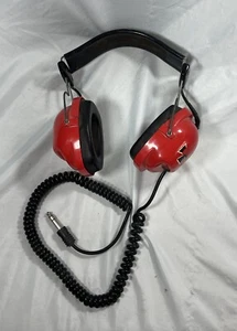 Vintage David Clark Company - Model 300 - Headphone - Headset - Red - Untested - Picture 1 of 9