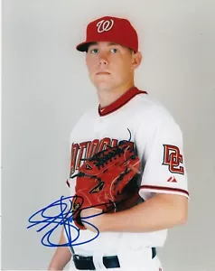 DREW STOREN WASHINGTON NATIONALS ACTION SIGNED 8x10 - Picture 1 of 1