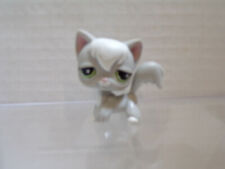 Littlest Pet Shop~#954~Angora Kitty Cat~Gray White~Green Star Eyes~Sassiest Pets