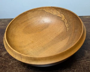 Signed Abe Sloan Woodworking Artisan Hand Tooled Maple 5" Bowl VIntage 2003 - Picture 1 of 6