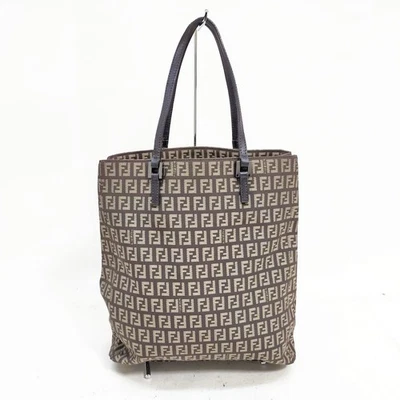 NO TARIFF Fendi Tote Bag Brown Canvas 4494226 - Image 1 of 4