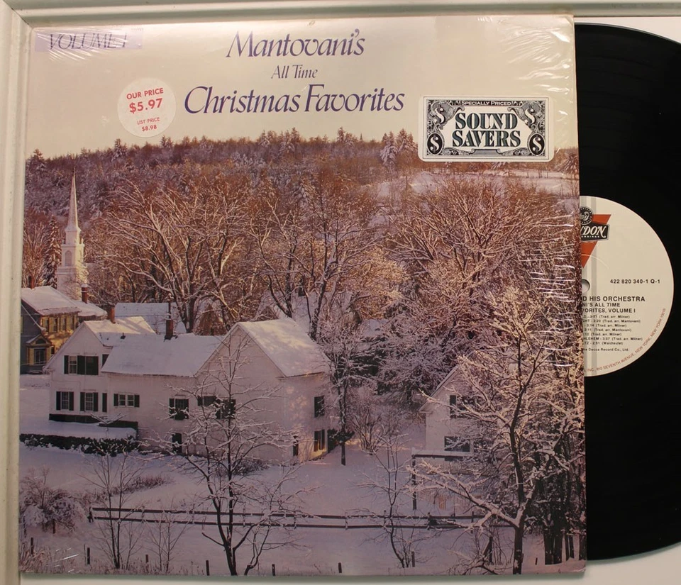 Mantovani Lp All Time Christmas Favorites On Polygram - Vg VG (In Shrink) - Image 1 of 1