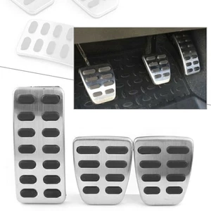 Manual Gas Brake Pedal Pad Kit Fit Hyundai Accent Verna IX25 Kia K2 Rio Soul KX3 - Picture 1 of 12