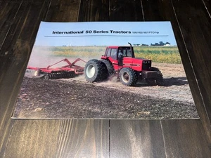 International Harvester 50 Series Tractors Sales Brochure 136/162/187 PTO HP - Foto 1 di 7