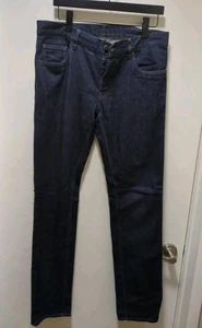 Prada Mens Tapered Fit Jeans Denim Size 33 Button Fly - Picture 1 of 12