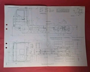 Scania 2 Series Factory Drawings & Spec, Maßstab 1:25, R112H, R112M, R112E 1980's - Bild 1 von 7