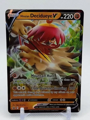 Hisuian Decidueye V SWSH238 SWSH: Sword & Shield Promo Cards Holo - Image 1 of 2