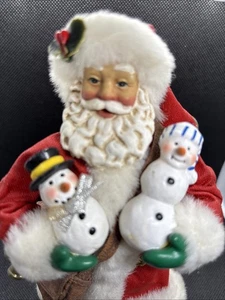 Possible Dreams Clothtique Santa 1999 Santa And Friends 7 3/4" Tall - Picture 1 of 6