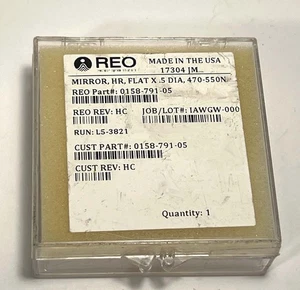 REO HR Flat 470nm-550nm Ø12.5mm mirror - Picture 1 of 3