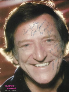 1981 ANCIEN PROGRAMME-SOUVENIR DE JEAN LAPOINTE SIGNÉ PAR JEAN LAPOINTE & MESSAG - Picture 1 of 1