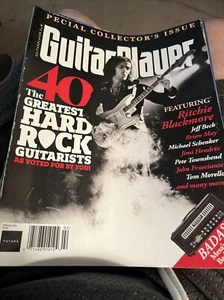 GUITAR PLAYER February 2021 RITCHIE BLACKMORE DEEP PURPLE 40 Greatest T-589 - Picture 1 of 5