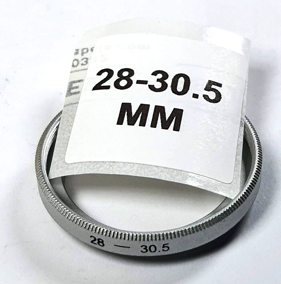 28-30.5mm Step-Up Metal Stepping Ring Adapter 28mm to Lens 30.5mm to Filter - Image 1 of 4