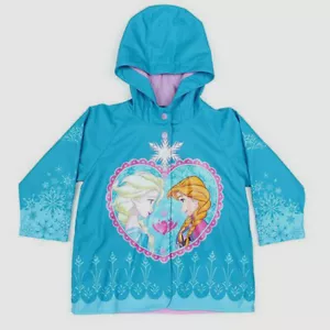 $50 Western Chief Girls Toddlers Blue Frozen Snap Winter Jacket Coat Size 2T - Picture 1 of 4