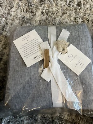 Serena & Lily Linen Duvet Cover Full/Queen NWT Gray See Description - Image 1 of 4