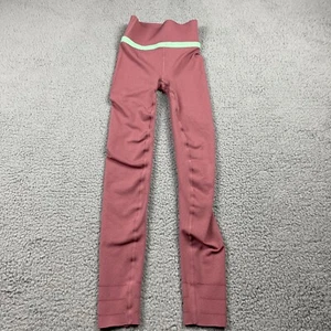 FABLETICS Sculptknit Leggings Womens Size Extra Small Pink High Waisted Pull On - Picture 1 of 14