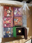 2014 $25 1/4 Oz Gold Proof 6 Coin Set #720 Disney Characters New Zealand Mint