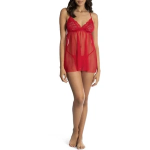 Secret Treasures Women’s Sexy Mesh Babydoll Set NEW - Picture 1 of 4