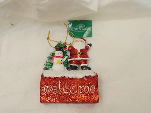 Kurt S. Adler, Weihnachtsschmuck, Nikolaus Willkommen Briefkasten - Bild 1 von 1