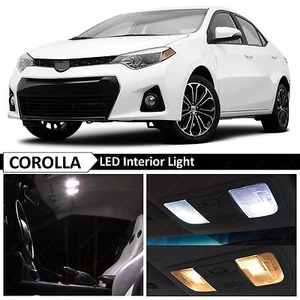 Kit de paquete de bombilla LED cúpula de mapa interior blanco para Toyota Corolla 2015-2018 - Imagen 1 de 9