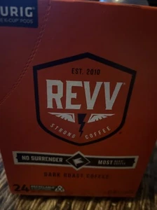 Cápsulas K-Cup de una sola porción Keurig REVV No Surrender, café tostado oscuro, 24 CT - Imagen 1 de 2