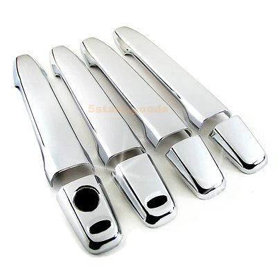 Cubiertas de manija de puerta cromadas inteligentes para Mitsubishi Outlander / Outlander Sport Foto 1 de 4