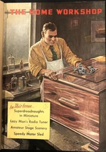 1939 Popular Mechanics Shop Notes Bound Vol 1 Jan Feb March Projects Woodworking - Picture 1 of 16