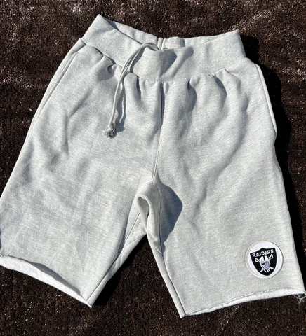 Size M Oakland Raiders X Custom X Champion Reverse Weave Long Coaches Shorts Cover