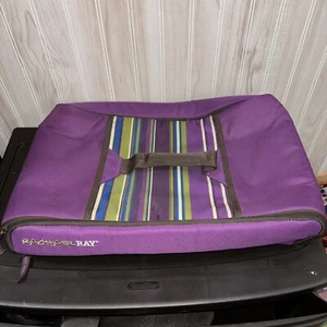 "Portador aislado Rachael Ray Lasagna Lugger 16""x10"" púrpura a rayas nuevo sin etiquetas" - Imagen 1 de 5