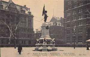 Canada - MONTRÉAL (P.Q.) L'Hiver au Canada - Place d'Armes - Ed. Neurdein - Picture 1 of 2