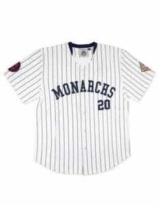KANSAS CITY MONARCHS BLUE WOMEN'S NEGRO LEAGUE BASEBALL JERSEY - Picture 1 of 1