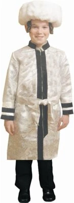 Disfraces de Bekitcha plateados para adultos de Dress Up America Foto 1 de 4