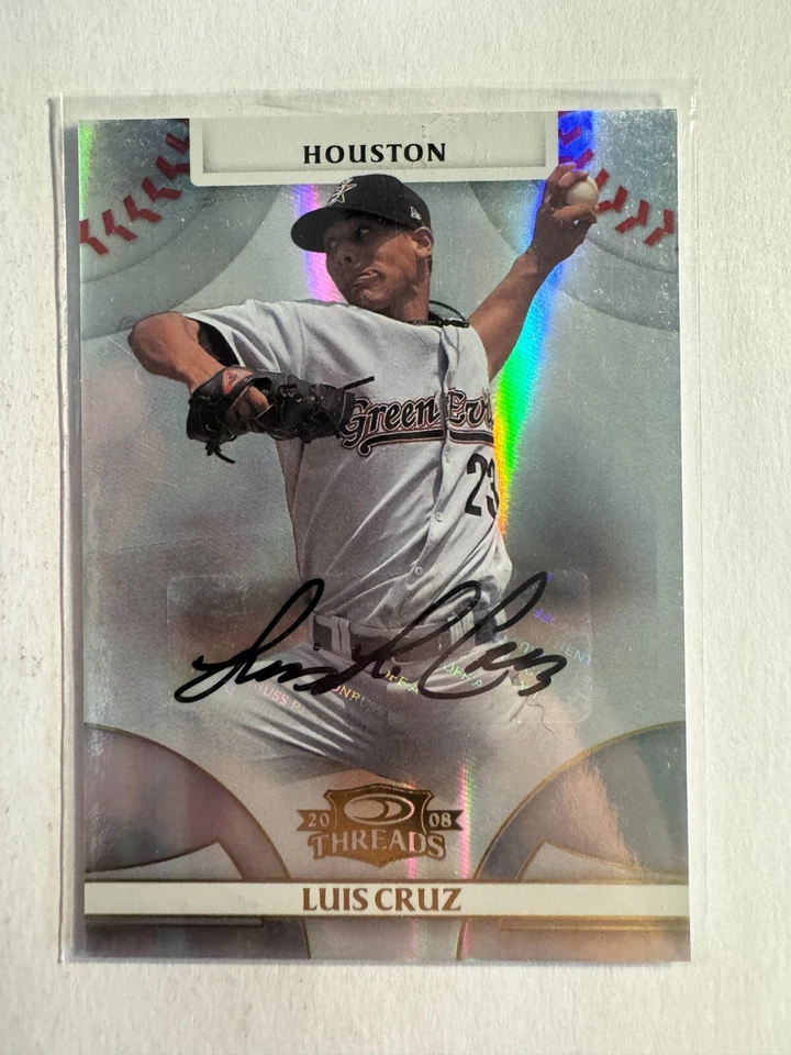 K219,912 - 2008 Donruss Threads Signatures Gold #86 Luis Cruz Auto #/975 - Image 1 of 1