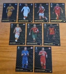 Topps Match Attax Euro 2024 Black Edge Full Set Of All 9 Cards - Picture 1 of 1
