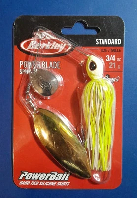 Berkley Powerbait Spinnerbait Power Blade 3/4 oz. Hojas Colorado/Willow Foto 1 de 2