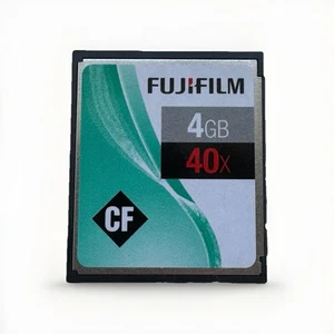 Fujifilm 4GB 40x CompactFlash Digital Camera Memory Card RARE - Picture 1 of 2