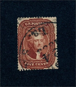 drbobstamps US Scott #28b gebrauchte Briefmarke (siehe Beschreibung) mit PSE-Zertifikat SCV 2000 $ - Bild 1 von 3
