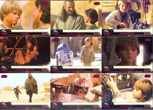 STAR WARS JEDI LEGACY 2013 COMPLETE MAGENTA PARALLEL CARD SET 90 PINK BASE - Picture 1 of 2