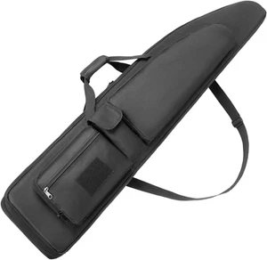 Double Rifle Case 36 40 44 50" Soft Shotgun Case with Multiple Magazine Holder - Picture 1 of 12