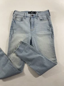 Hollister Jeans Womens Blue classic Stretch High Rise Super Skinny W26 L28 - Picture 1 of 6