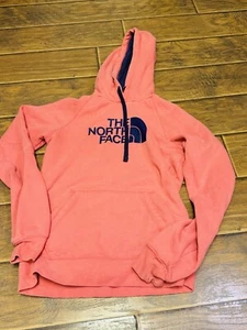 Women's The North Face Pink Logo Hoodie, size Small - Picture 1 of 3