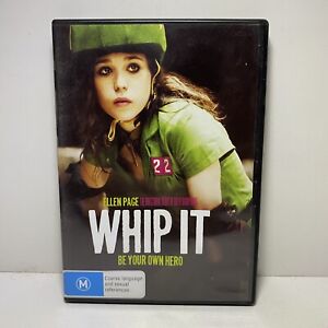Whip It - Ellen Page - DVD Region 4, 2009 - VGC + Free Post