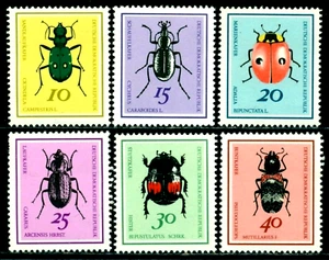 1968 Insects,bugs,beetle,ladybird,two spotted lady beetle,kafer,DDR,1411, MNH - Picture 1 of 1